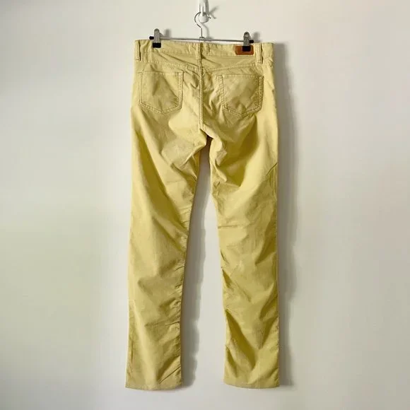 Isabel Marant Etoile Light Yellow Corduroy Pant in size 40 / US 8 - Picture 3 of 6